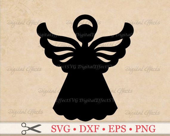 570x456 Angel Svg File Christmas Angel Svg Png Eps Dxf Files Etsy