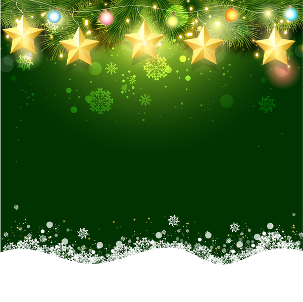 600x598 Green Christmas Background Design Vector 01 Free Download