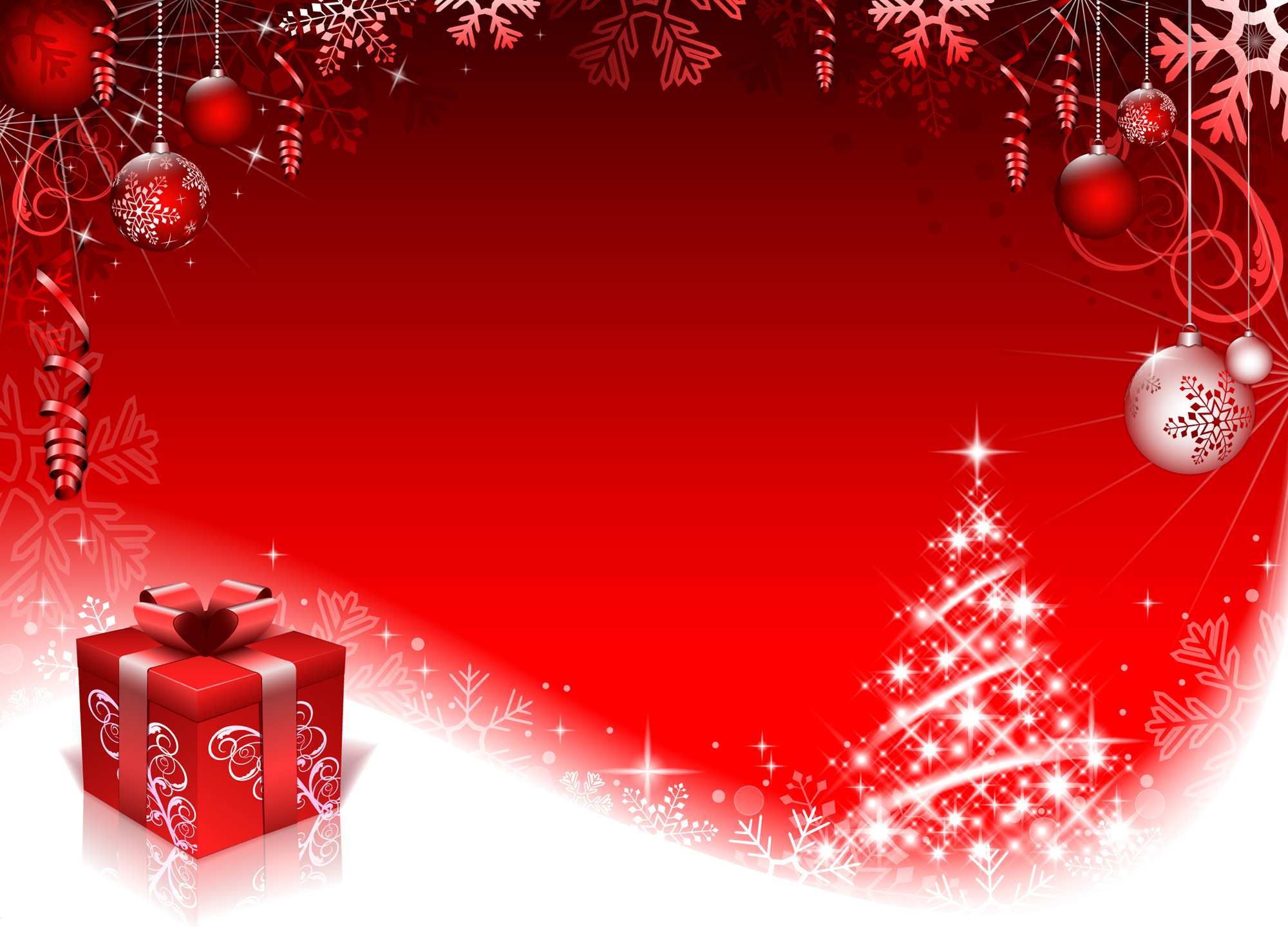 2000x1440 Red Style Christmas Background Art Vector 01 Free Download