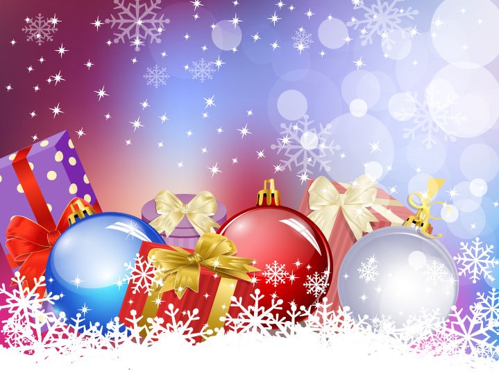 719x544 Christmas Background Vector Art Graphic Free Vector Graphics