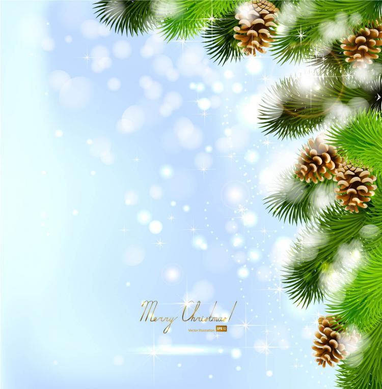 750x765 Beautiful Christmas Background 02 Vector Free Vector 4vector