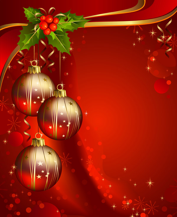 600x736 Beautiful Christmas Background Vector Free Vector 4vector