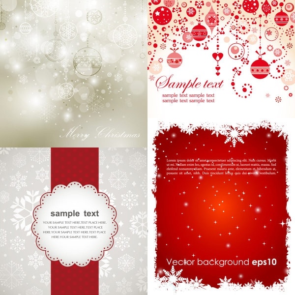 600x600 Beautiful Christmas Background Vector Free Vector In Encapsulated