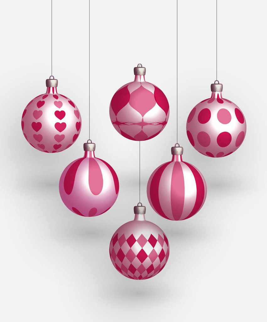 850x1024 Christmas Balls Vectors Vector Art Amp Graphics