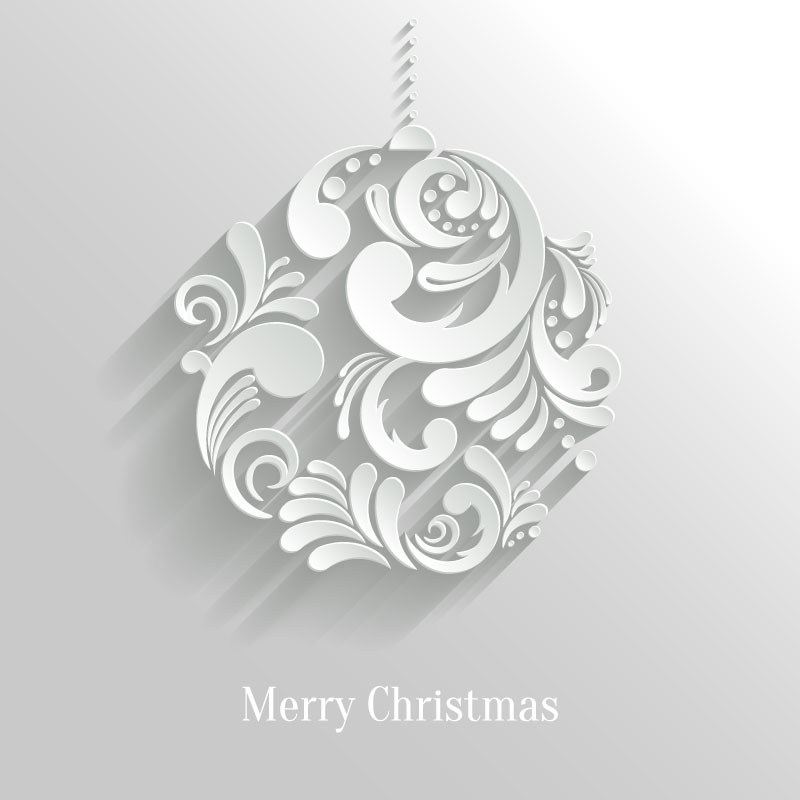 800x800 Merry Christmas Ball Vector Free Vector Graphic Download