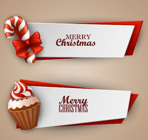 500x472 Christmas Sweet Banner Vector Material