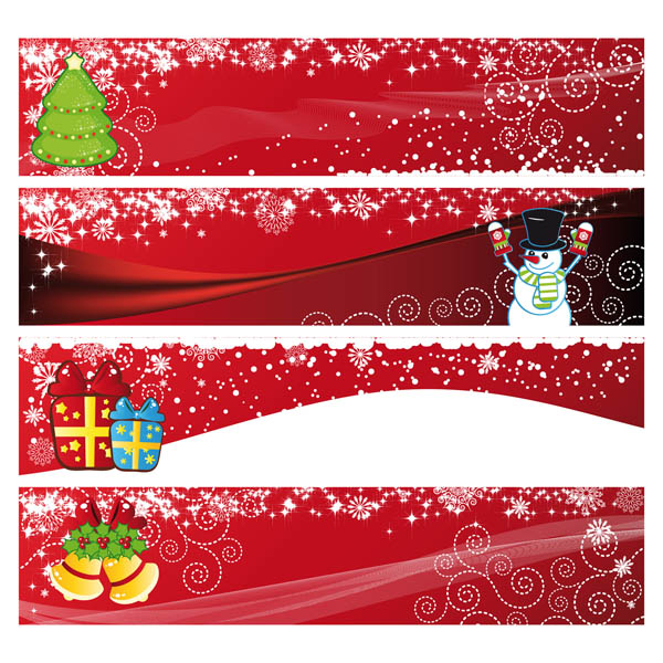 600x600 Festive Christmas Banner Vector Free Vector 4vector