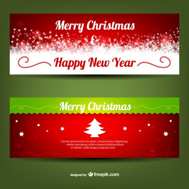 Christmas Banner Vector at GetDrawings | Free download