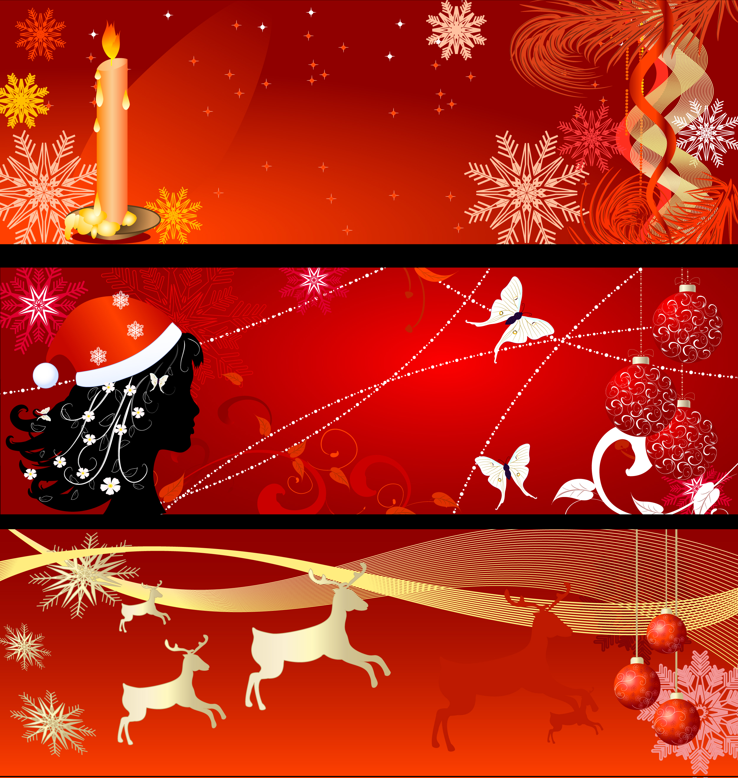 2500x2633 Vector Free Download Banner For Christmas Fun For Christmas