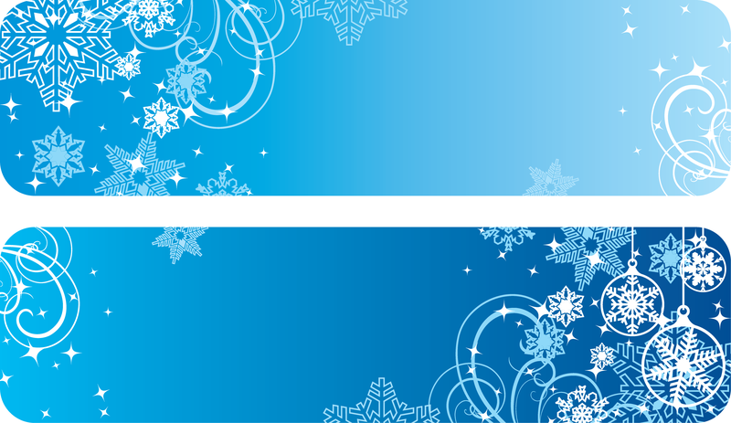 800x463 Christmas Banner Vector