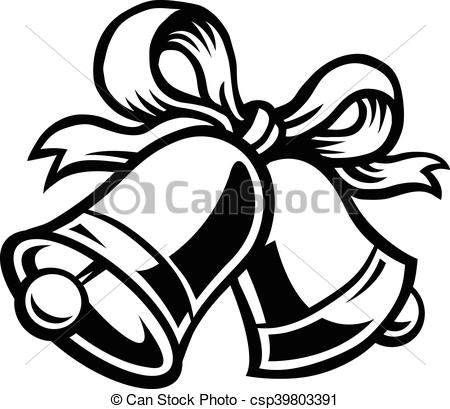 450x409 Christmas Bells Vector Icon.
