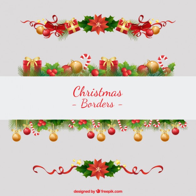 626x626 Christmas Borders Vector Free Download