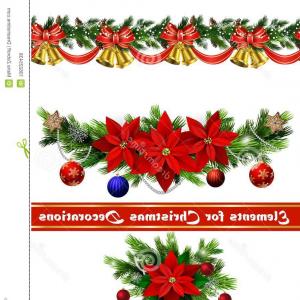 300x300 Christmas Holly Landscape Border Vector Rongholland