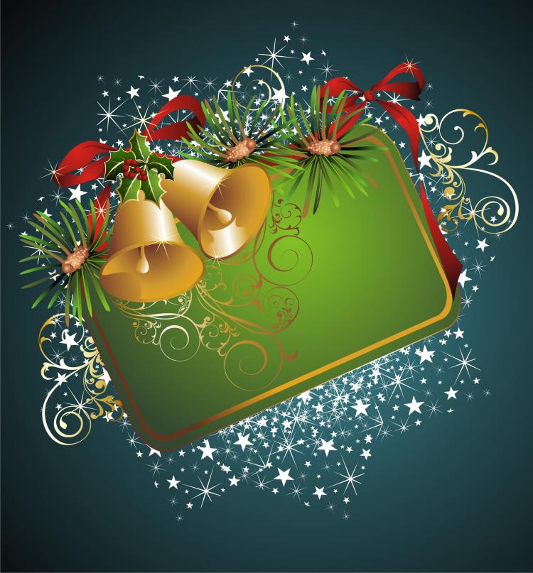 750x807 Beautiful Christmas Border Background 04 Vector Free Vector 4vector
