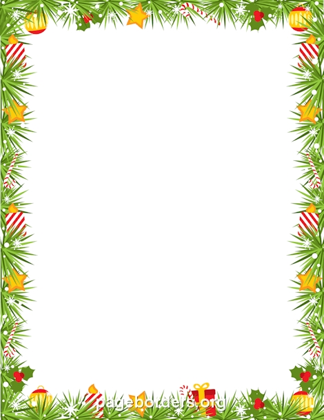 Christmas Border Vector Free at GetDrawings | Free download