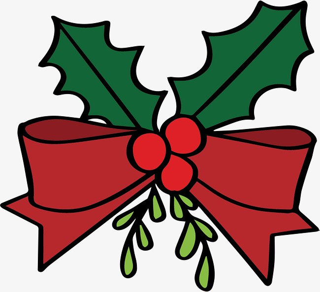 Christmas Bow Vector at GetDrawings | Free download