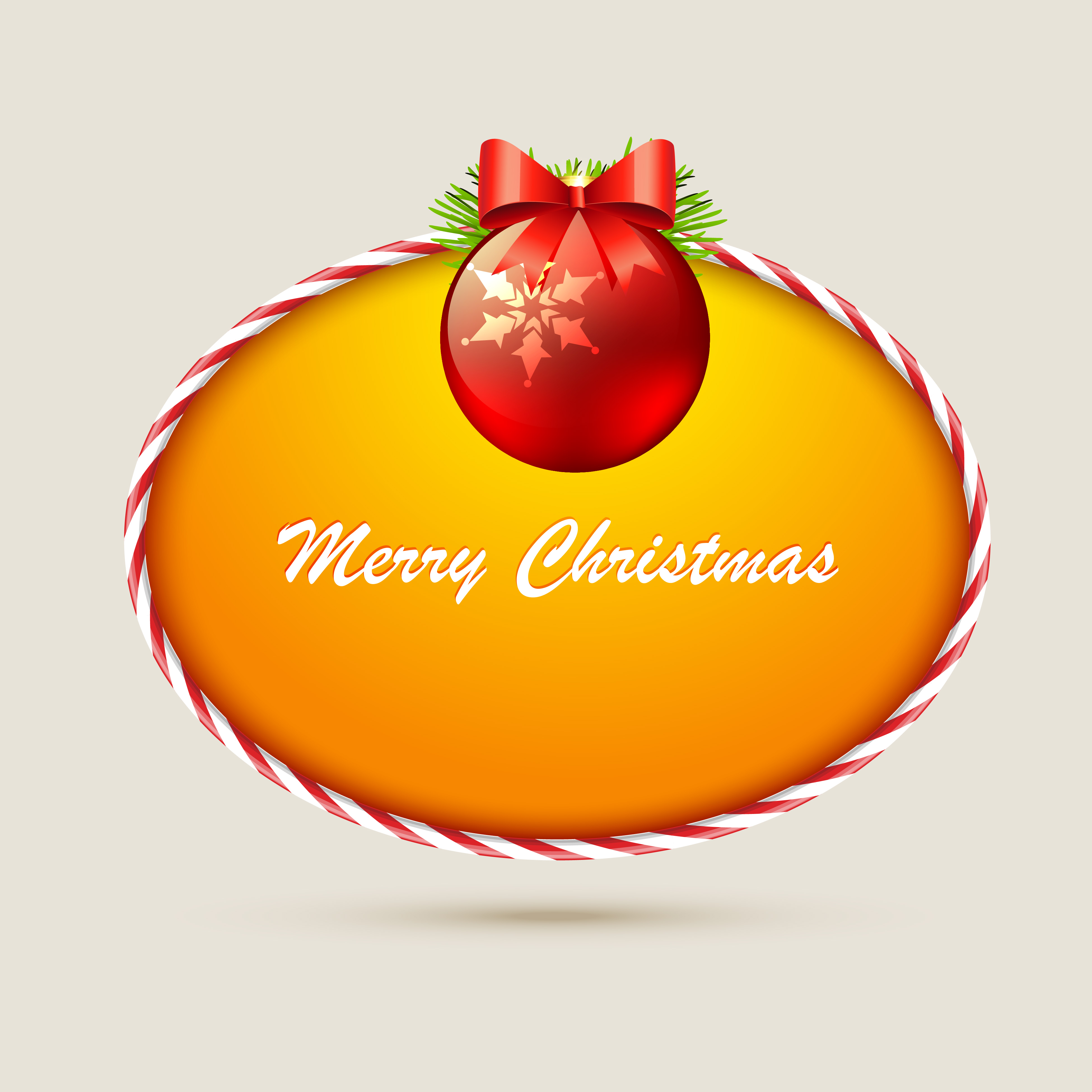 3900x3900 Vector Christmas Ball