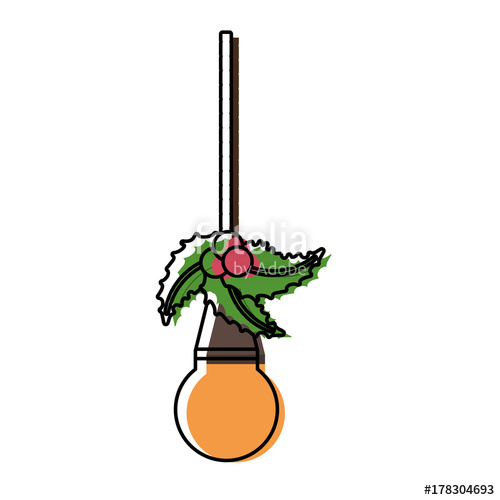 500x500 Christmas Bulb Vector Illustration Stock Image And Royalty Free