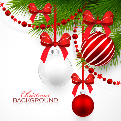 500x500 Red With White Christmas Decorations Background Vector Free Vector