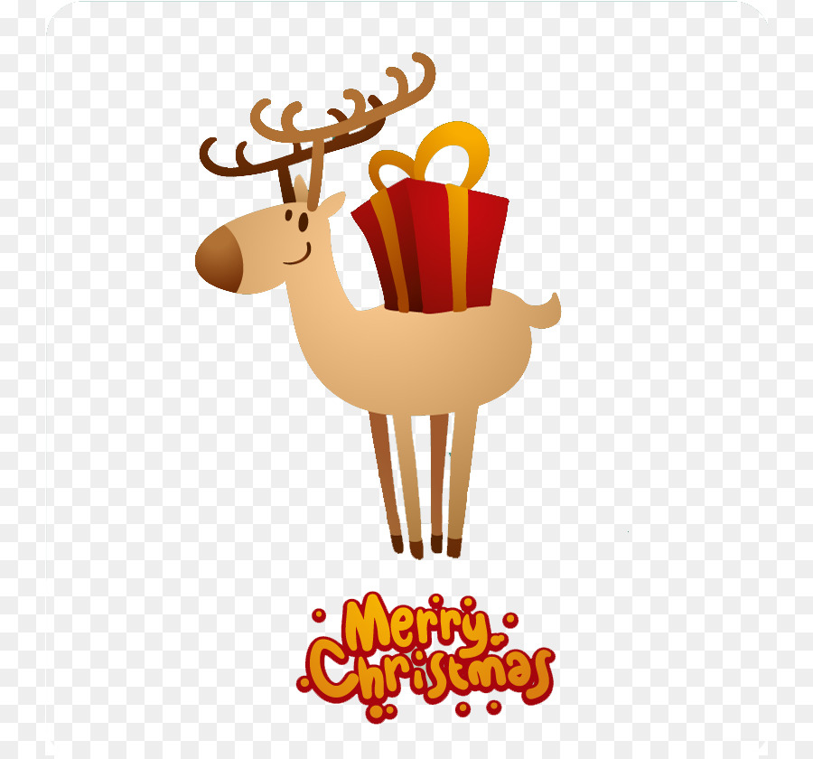 900x840 Reindeer Christmas Santa Claus Illustration