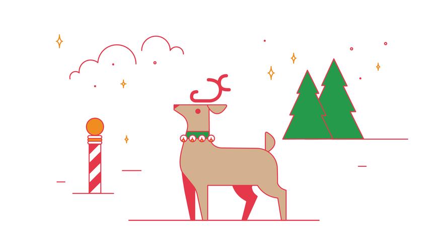 882x490 Reindeer Free Vector Art