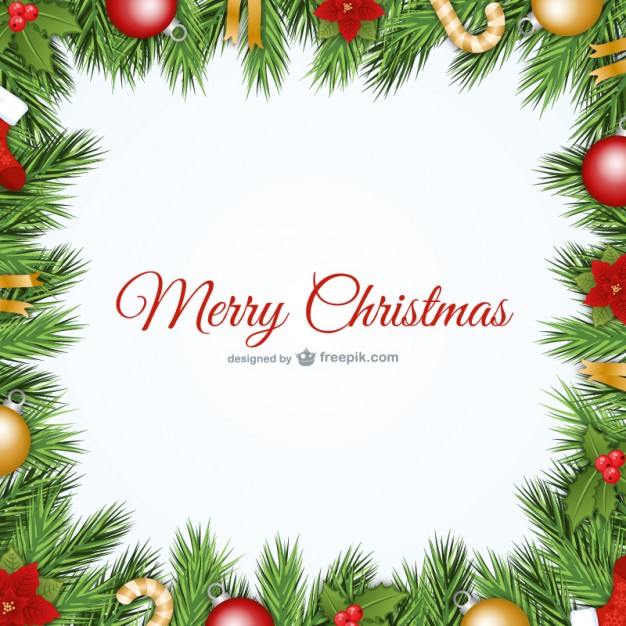 626x626 Christmas Frame Vector Vector Free Download