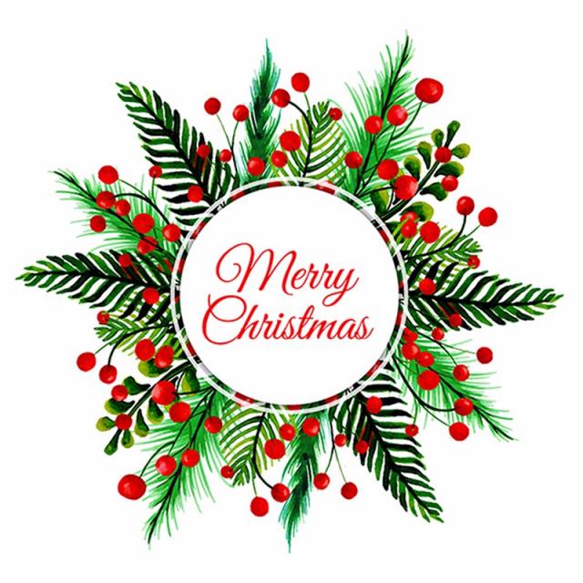 640x640 Watercolor Christmas Frame, Decorate, Decoration Png And Vector