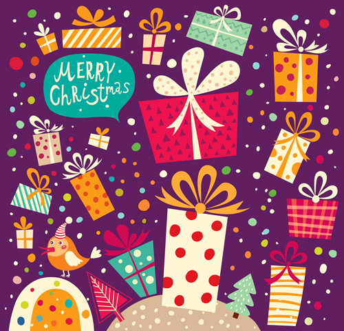 500x480 Christmas Gifts Cards 3 Ai Format Free Vector Download