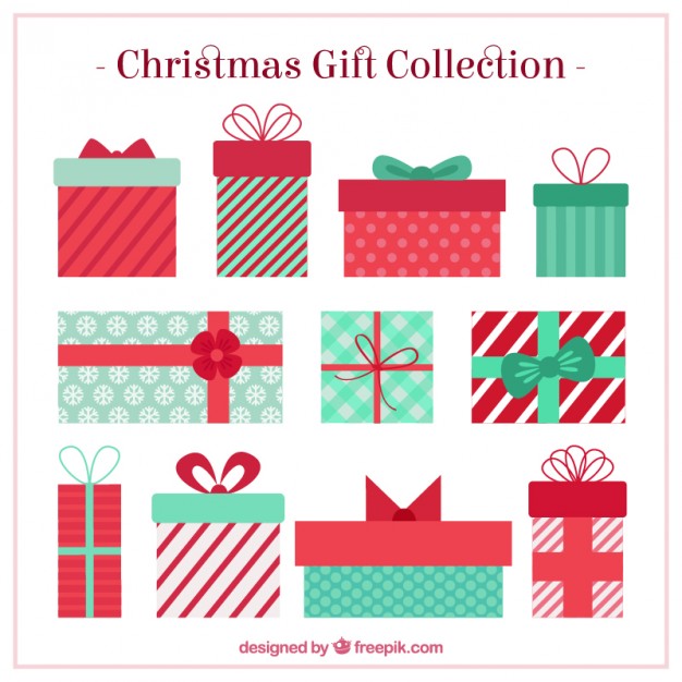 626x626 Christmas Gifts Collection Vector Free Download