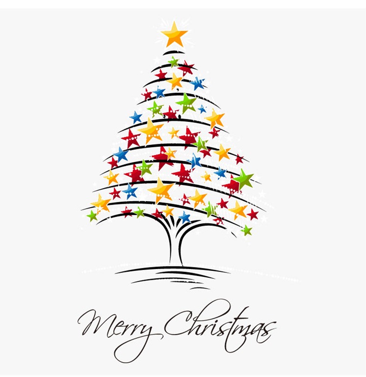 746x768 Christmas Tree Vector Illustration 2 Free Vector Graphics All