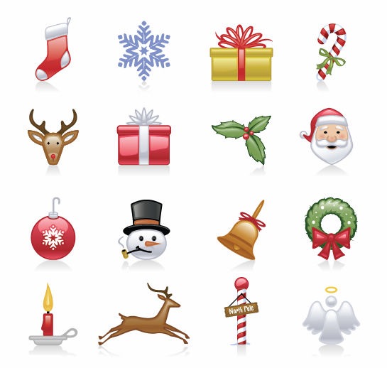 545x518 Christmas Icons Vector Set Free Icon All Free Web Resources