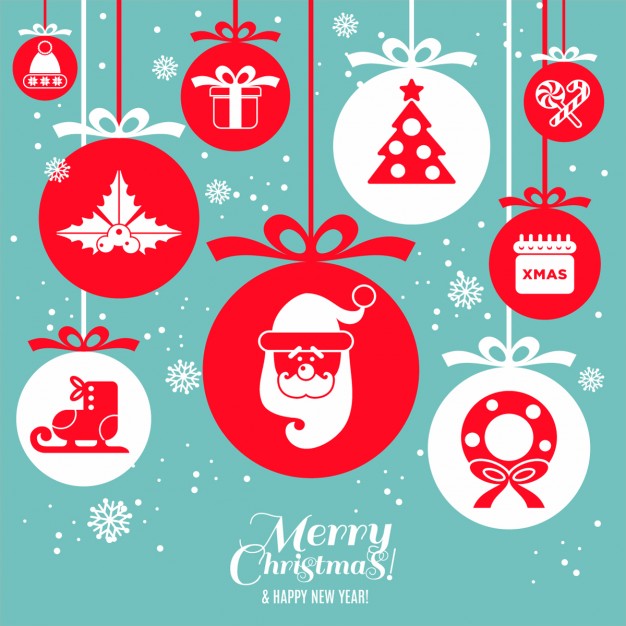 626x626 Christmas Design Icons Set Vector Free Download