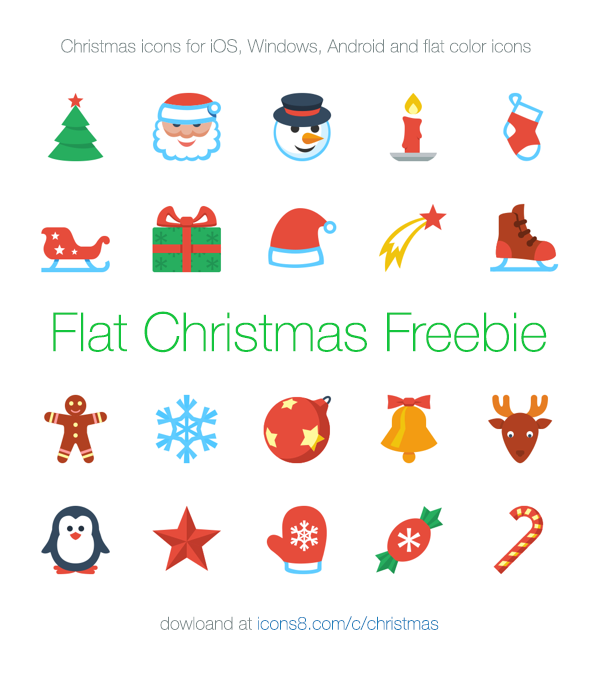 600x673 Flat Christmas Free Vector Icon Packs For All Platforms Icons8
