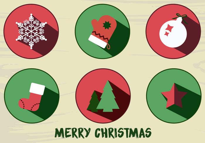 Christmas Icons Free Vector at GetDrawings | Free download