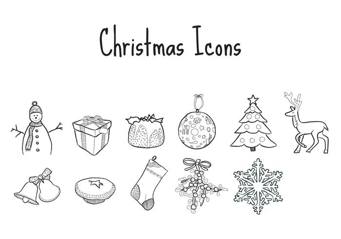 700x490 Free Illustrated Christmas Vector Icons!!!