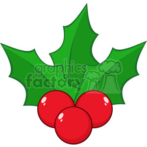 300x300 Royalty Free Royalty Free Rf Clipart Illustration Christmas Holly