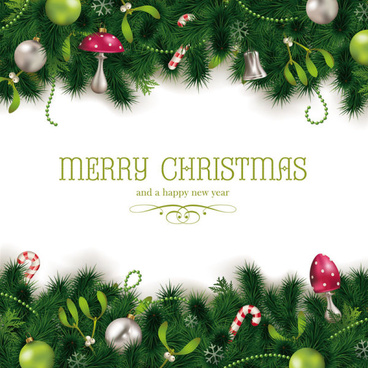 368x368 Vector Christmas Pine Leaves Free Vector Download (10,111 Free