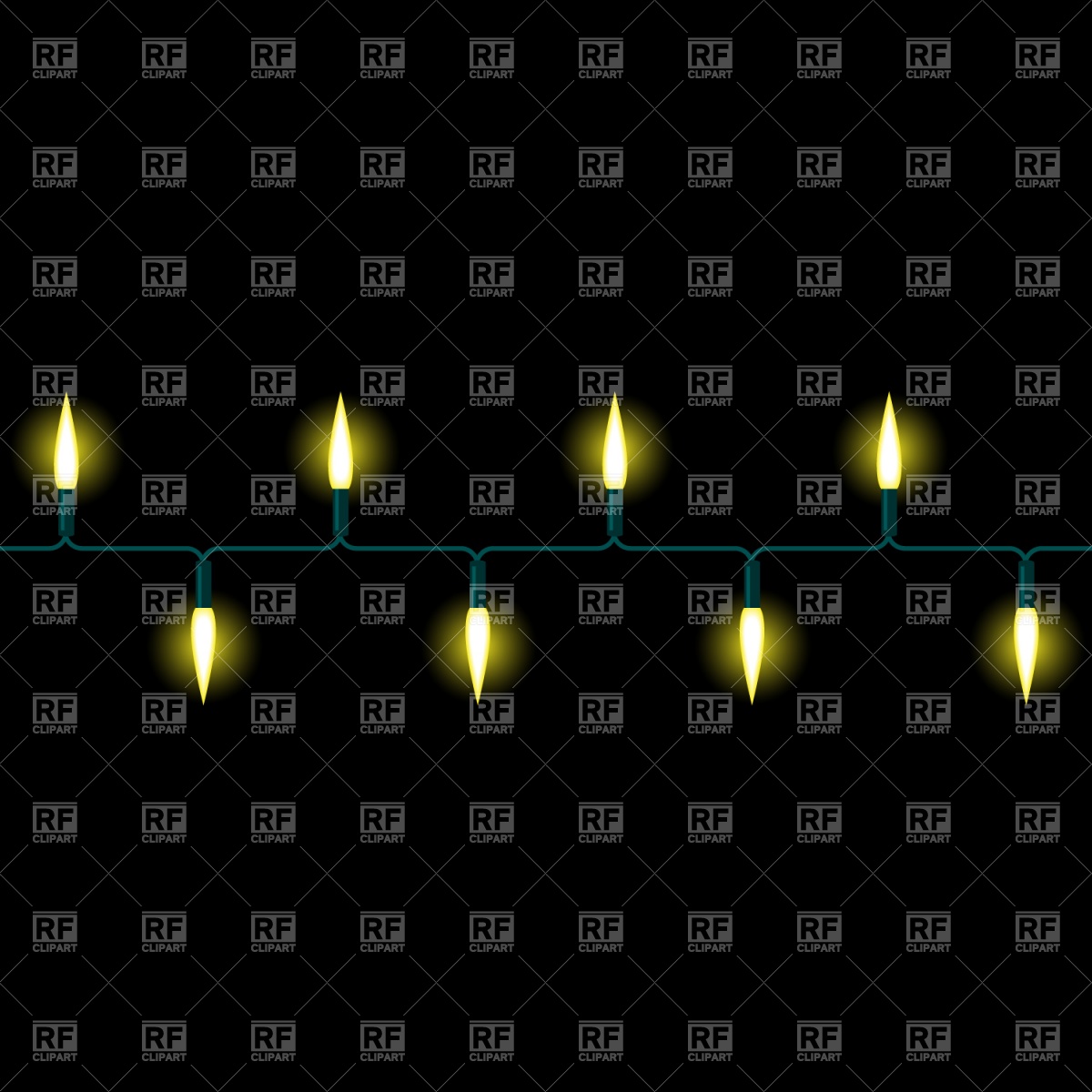 1200x1200 Christmas Lights Vector Image Vector Artwork Of Holiday Prague