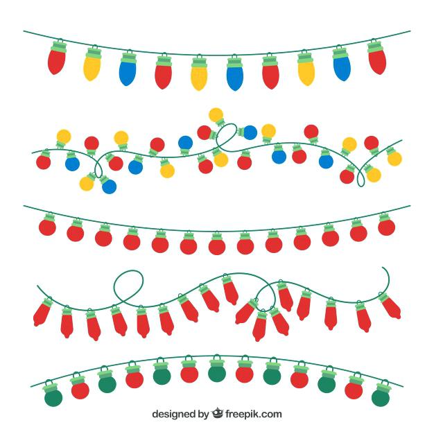 626x626 Christmas Lights Vector Isolated Realistic Glowing Psd Mattlatham