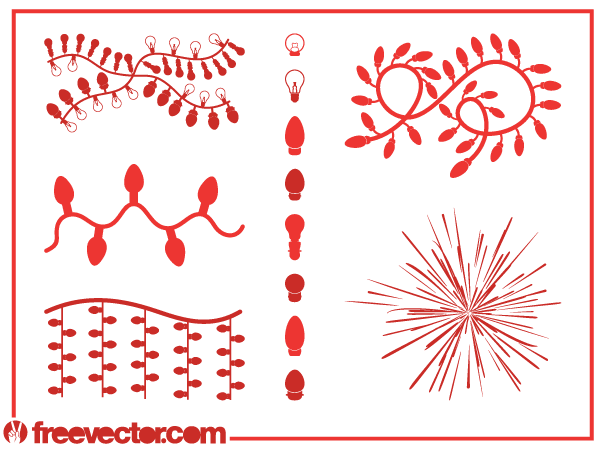 600x453 Free Christmas Light Vector Christmas Free Vectors