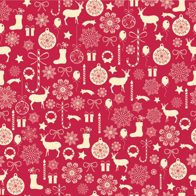 626x626 Christmas Pattern Background Vector Free Download