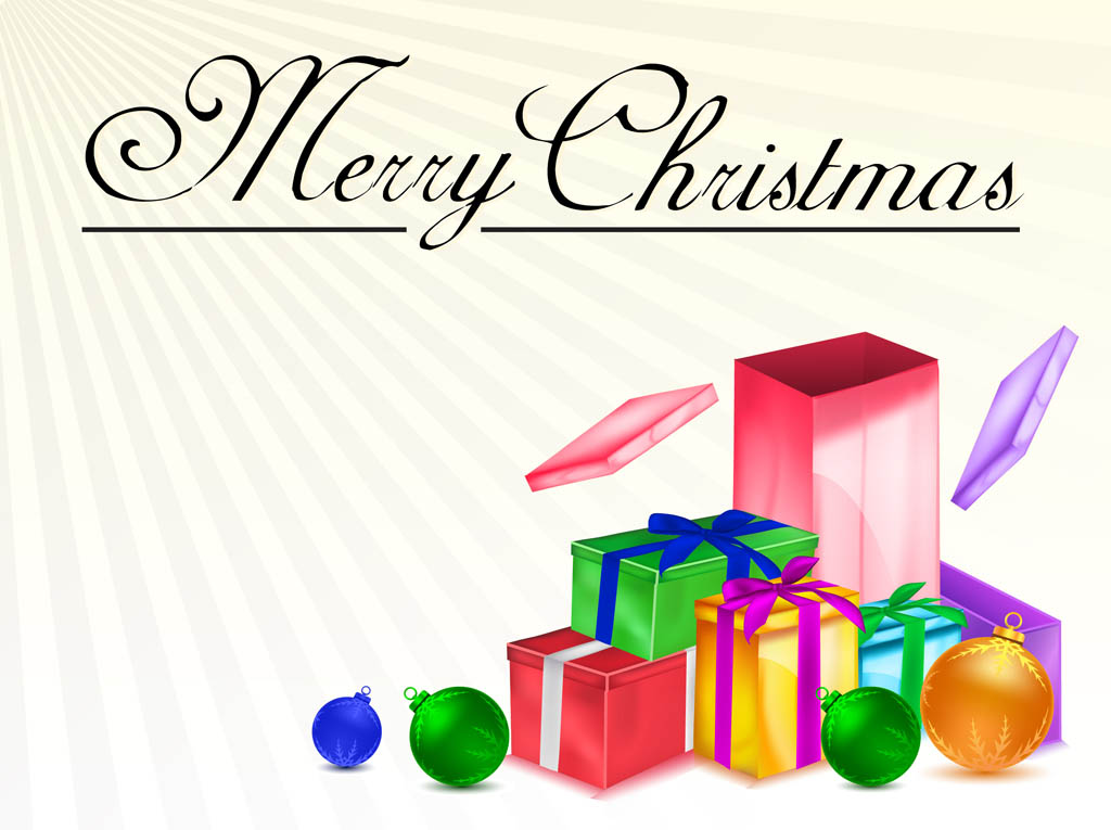 1024x765 Christmas Presents Vector Vector Art Amp Graphics