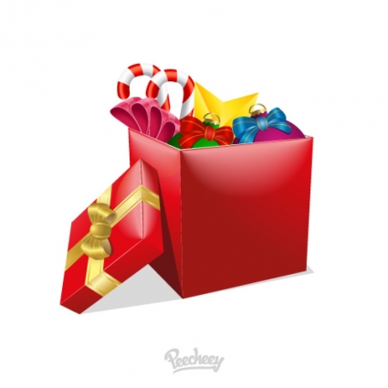 425x425 Christmas Present Vector Free Vector Download In .ai, .eps, .svg