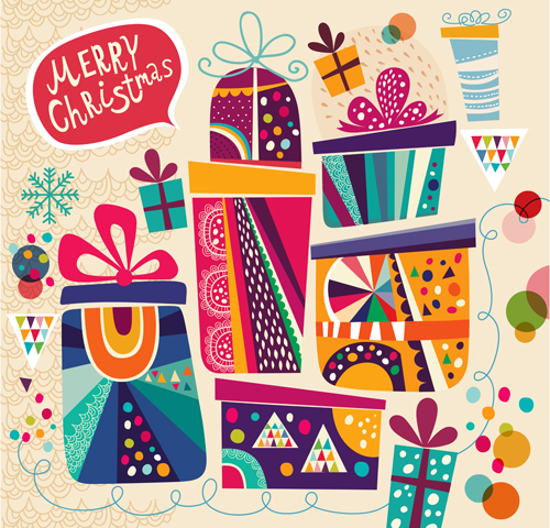 500x480 Christmas Gifts Cards 2 Ai Format Free Vector Download