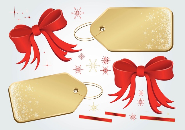 646x456 Christmas Gift Card Pack Present Vectors Vector Free Download