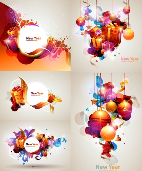 498x600 Vector 2 Colorful Christmas Gift Free Vector In Encapsulated