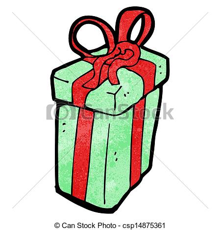 449x470 Cartoon Christmas Present Clip Art Vector
