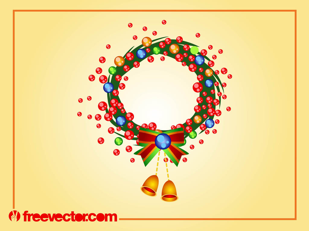 1024x765 Christmas Wreath Vector Art Vector Art Amp Graphics