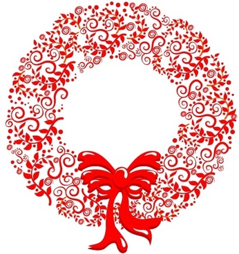 346x368 Vector Christmas Wreath Free Vector In Encapsulated Postscript Eps