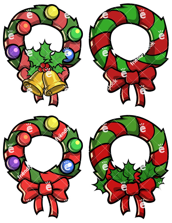 585x755 Christmas Wreath